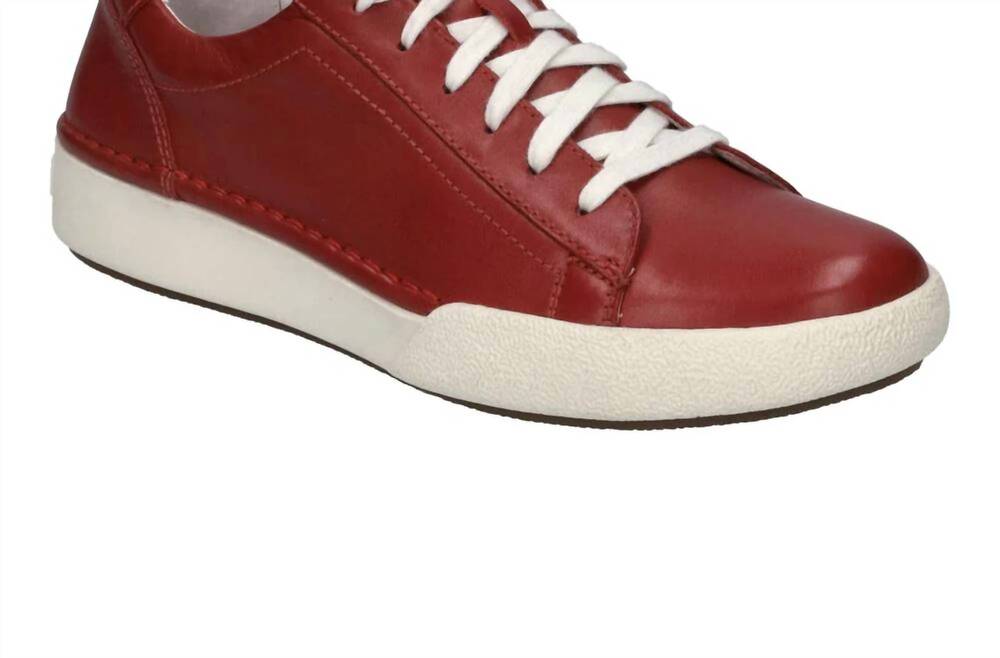 NEW JOSEF SEIBEL women's claire casual sneaker in hibiscus